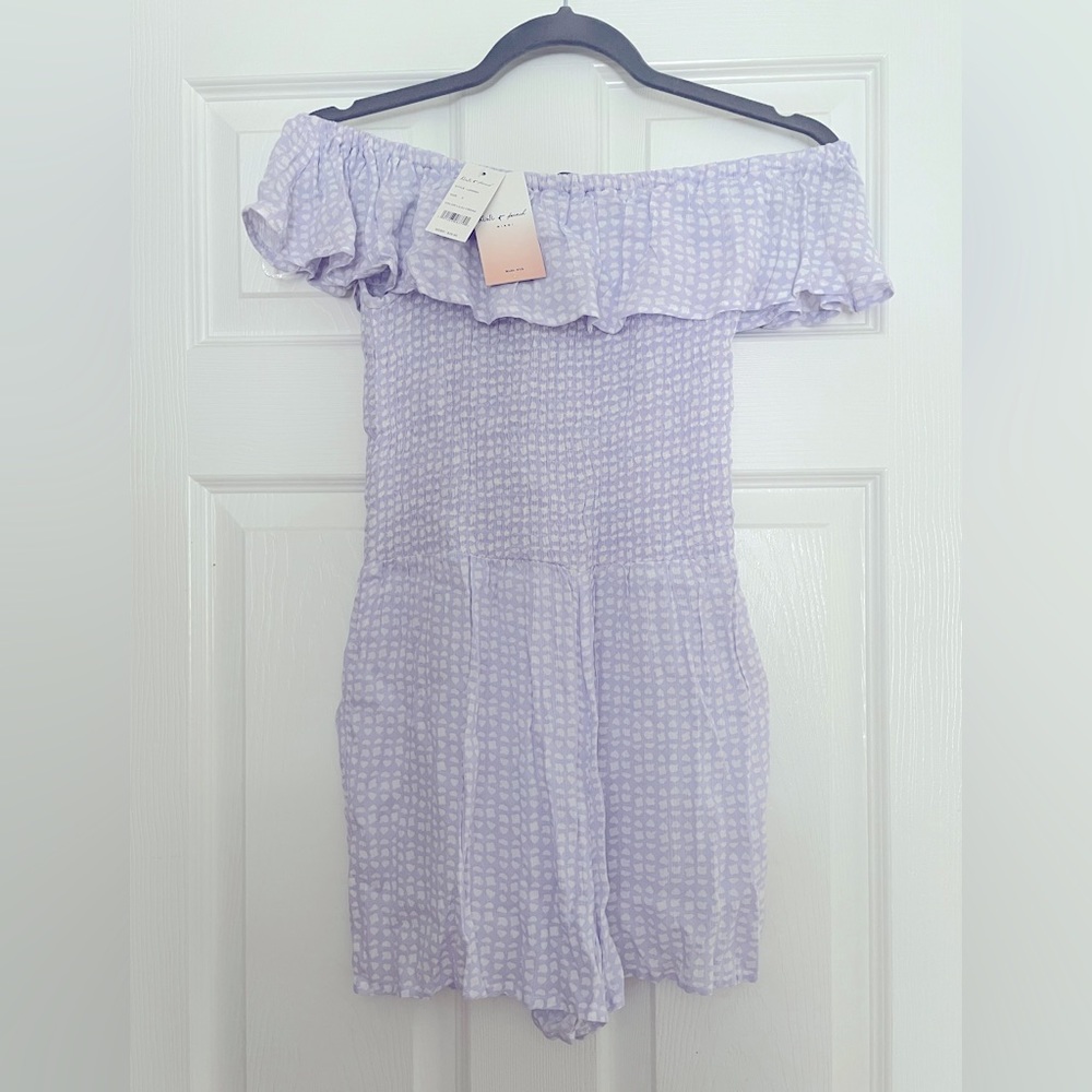 Off the shoulder romper
